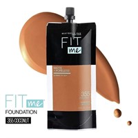 2 PACK Maybelline New York Fit Me 355 Coconut