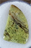 Olive Green Opal Gemstone Cabochon