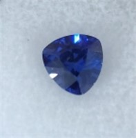 Blue Tanzanite Faceted Gemstone