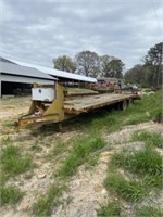 1389) 26' pintle hitch trailer, tandum duals, 5'