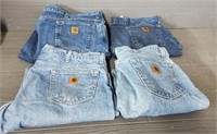 (4) Pair of Carhartt Jeans