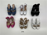 (6) x WOMENS SHOES