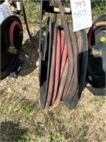 557) Hose reel and 50' hose