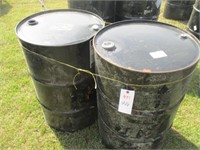 446) Two 55gal barrels