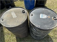 439) Two 55gal barrels