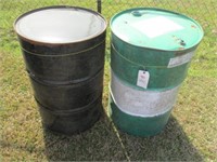 441) Two 55gal barrels