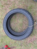 865) Two 130/80-18 motorcycle tires