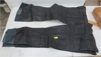 2 leather motorcycle pants, size 36 & 38