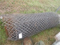 1017) Large roll 6' chainlink fence- heavy duty