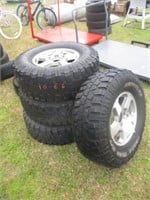 1086) 4 - LT285/75R16 tires & 6hole GM wheels