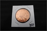 BUFFALO NICKEL STYLE 1 OUNCE COPPER ROUND