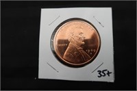 1909S LINCOLN STYLE 1 OUNCE COPPER ROUND