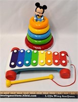 FISHER PRICE Xylophone & DISNEY Stacking Rings