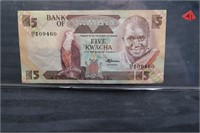 ZAMBIA 5K NOTE CU