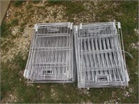 1265) Approx. 40 wire shelving panels