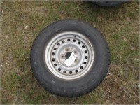1392) 1- P235/70R16 tires & 5 hole wheel