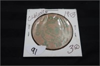 1958 CLARENCE SESQUE WOODEN NICKEL