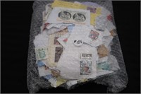 LARGE BAG OF STAMPS MOST W/ PO CANCEL