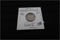 NEWFOUNDLAND 1912 GEOV 10¢