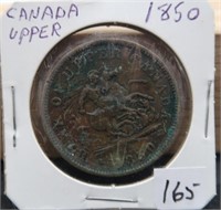 BANK OF UPPER CANADA LARGE COPPER 1D