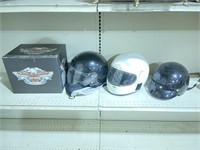 LOT OF 2 MOTORCYCLE HELMETS SIZE XXL - 1 IS HARLEY