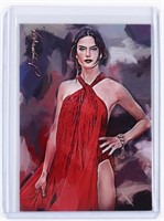 ALESSANDRA AMBROSIO /EDWARD VELA *SIGNED* ART CARD