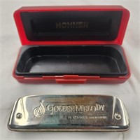 Hohner Golden Melody Harmonica w/Case