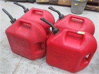 4 - 5 gallon gas cans