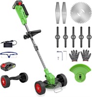 $70  21V Apiuek Lawn Trimmer  2.0Ah Battery