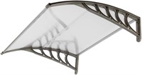 $60  116/78/39 Awning Canopy 40' Silver+Grey