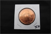STANDING LIBERTY 1 OUNCE COPPER ROUND