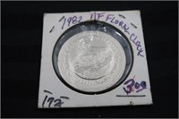 1992 CANADA NF FLORAL CLOCK $ BU