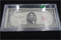1953 RED SEAL US NOTE CU