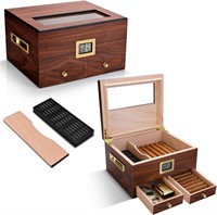 $58  CIGARMALL Humidor  Cedar  35-50 Cigars Cap.