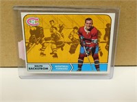 1968-69 TOPPS RALPH BACKSTROM HOCKEY CARD