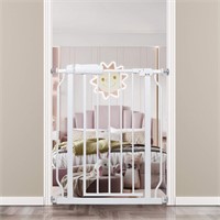 $50  Baby Gate  White Metal  24.02-29.13