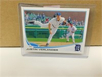 2013 TOPPS JUSTIN VERLANDER BASEBALL CARD