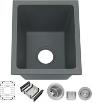 $170  Granite Undermount Bar Sink  Gray 13*15 Inch