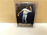 BARRY BONDS DEFENSIVE GEMS SUB SET CARD