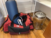 Red Duffle, Canister and More  (master bedroom)