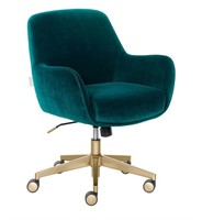 Lillian August Elyse Velvet Office Chair ( Open