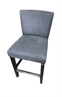 Grey Upholstered Counter Stool *pre-owned*