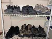 Size 11.5 men’s shoes lot  (master bedroom)