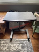 Adjustable Rolling Desk  (living room)