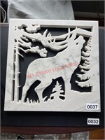 Stone Elk Decor/Trivet (living