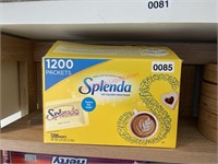 Box of Splenda packets  (kitchen)