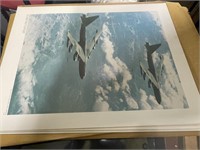 2  U.S. AIRFORCE lithograph series set no 4.&6