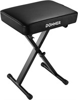 $53  Donner Piano Bench  Adjustable  2.4in Thick