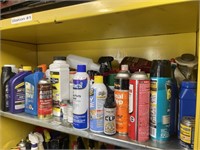 Shelf chemicals lot (in flammables container)