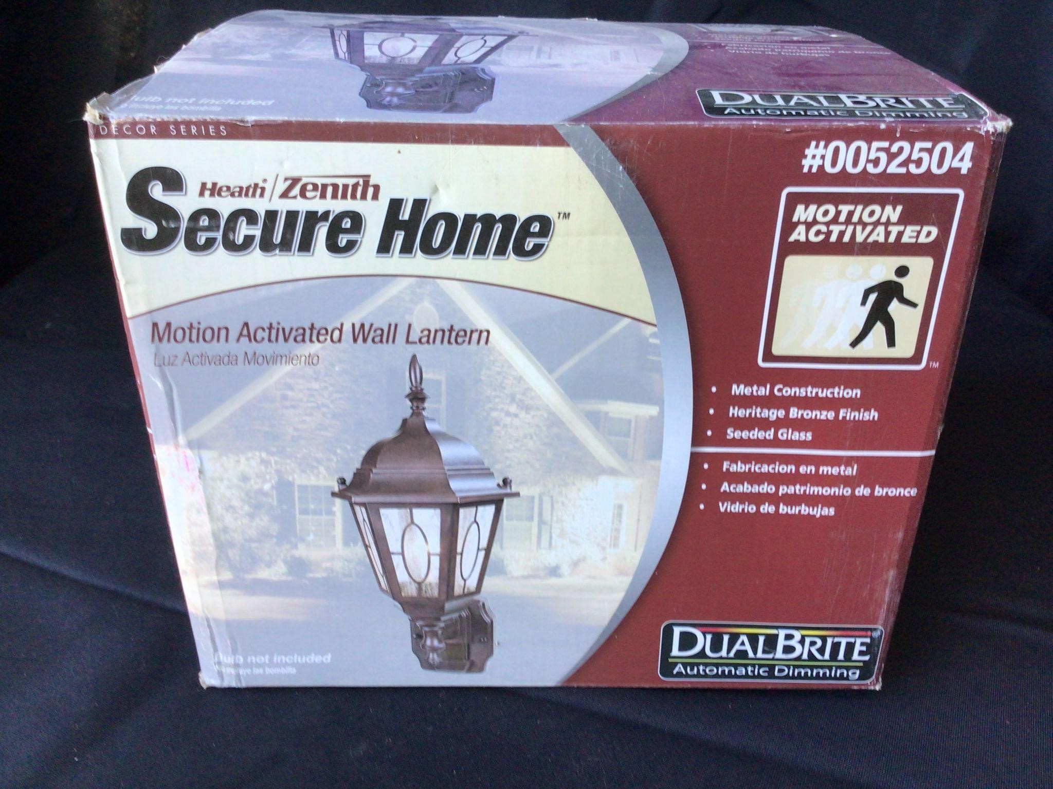 Motion Activated Wall Lantern - New in Box